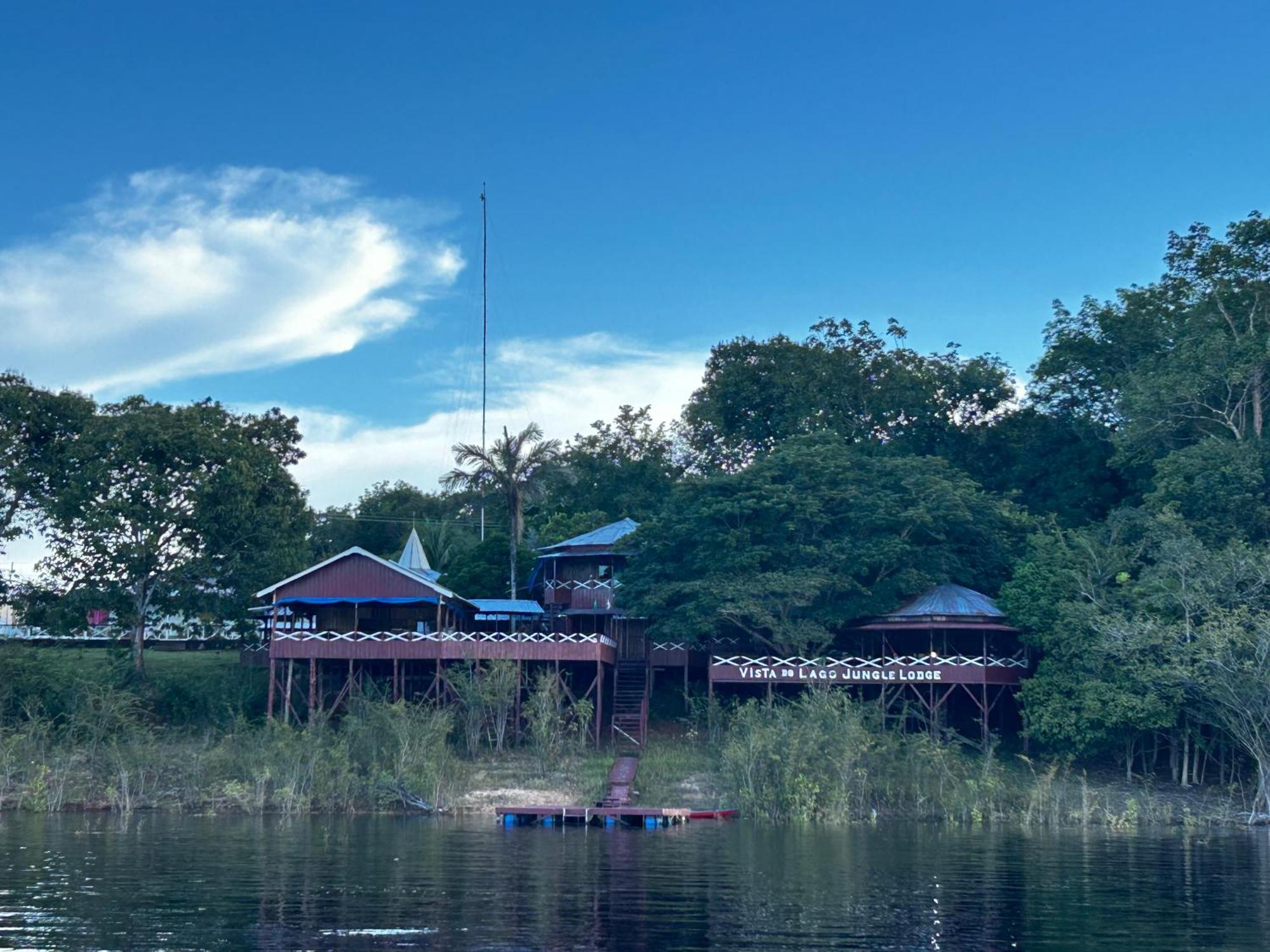 Vista Do Lago Jungle Lodge Cajual Luaran gambar
