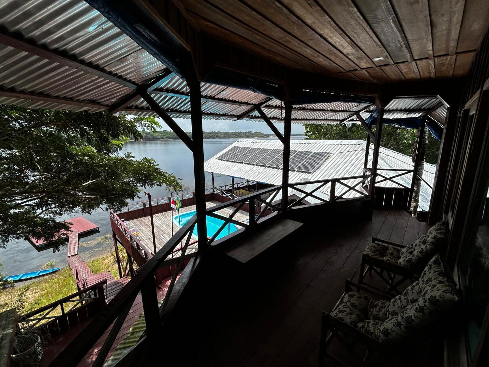 Vista Do Lago Jungle Lodge Cajual Luaran gambar